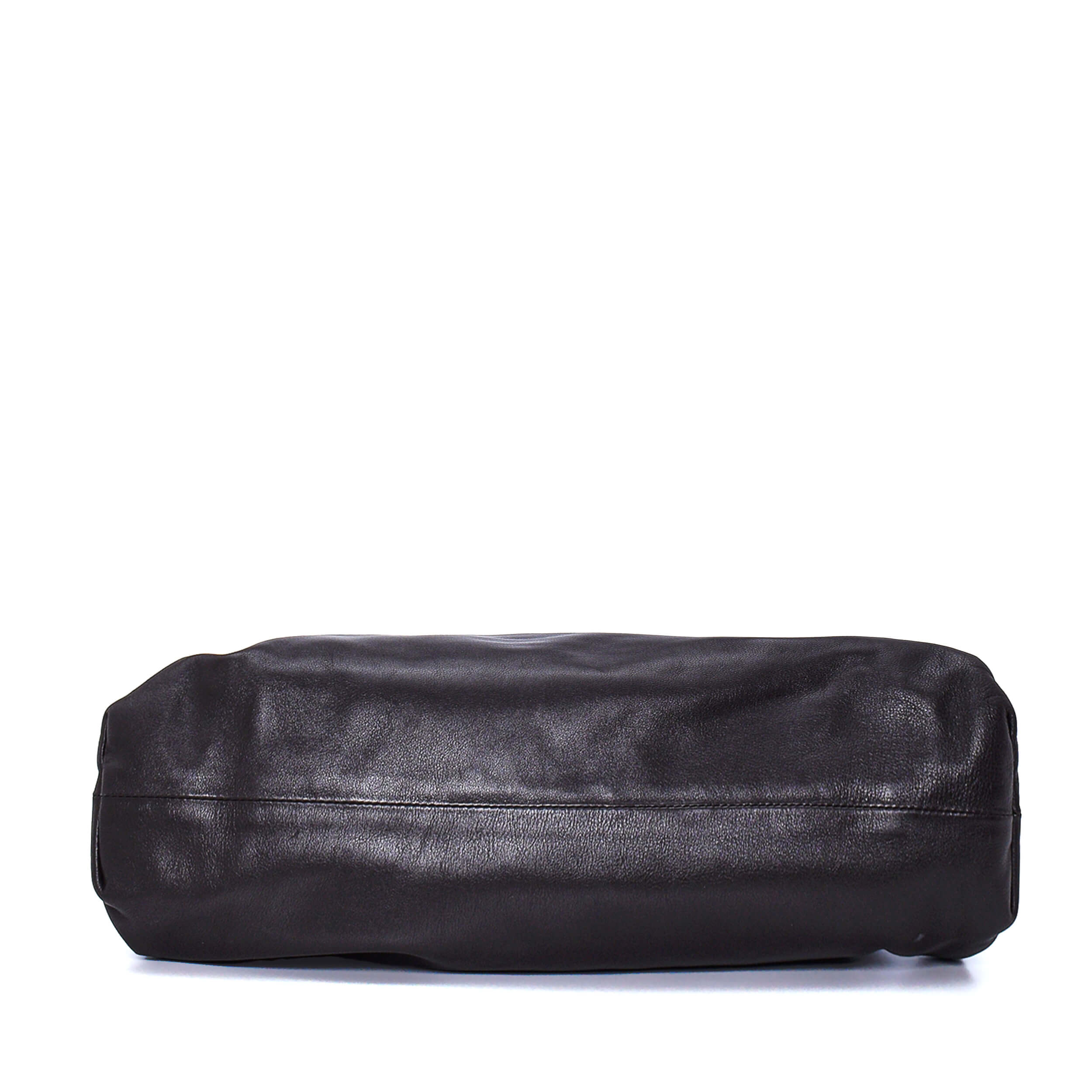 Bottega Veneta - Dark Brown Leather Pouch Bag & Clutch